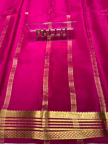 Pure Mysore Silk Saree ( 60 Grams )