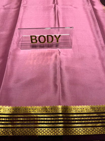 Pure Mysore Silk Saree ( 60 Grams )