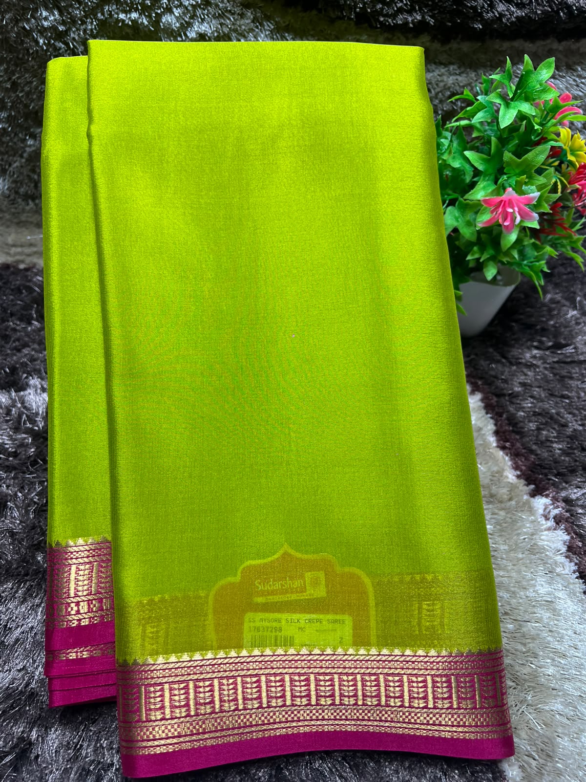 Pure Mysore Silk Saree ( 60 Grams )