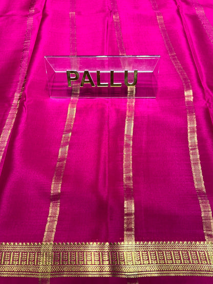 Pure Mysore Silk Saree ( 60 Grams )