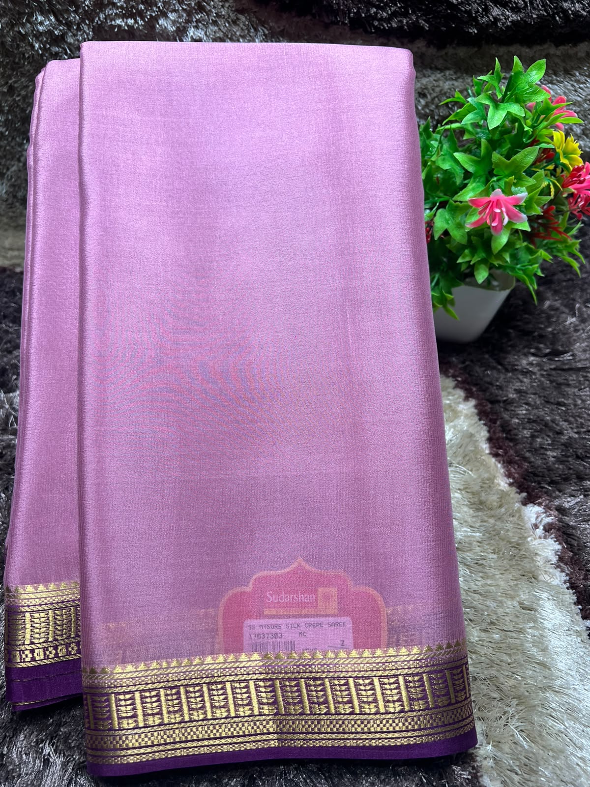 Pure Mysore Silk Saree ( 60 Grams )