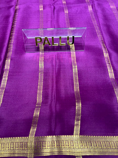 Pure Mysore Silk Saree ( 60 Grams )