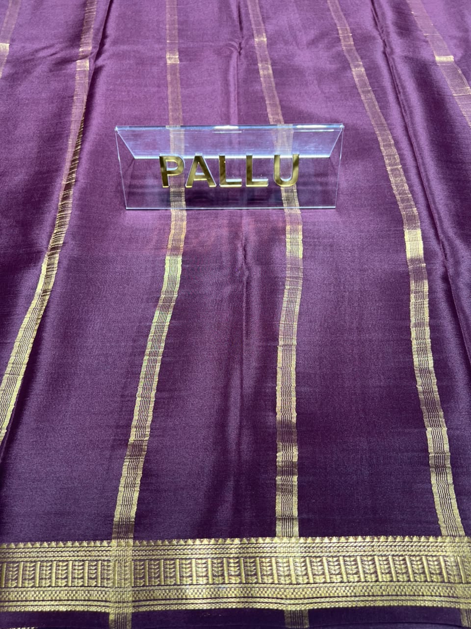 Pure Mysore Silk Saree ( 60 Grams )