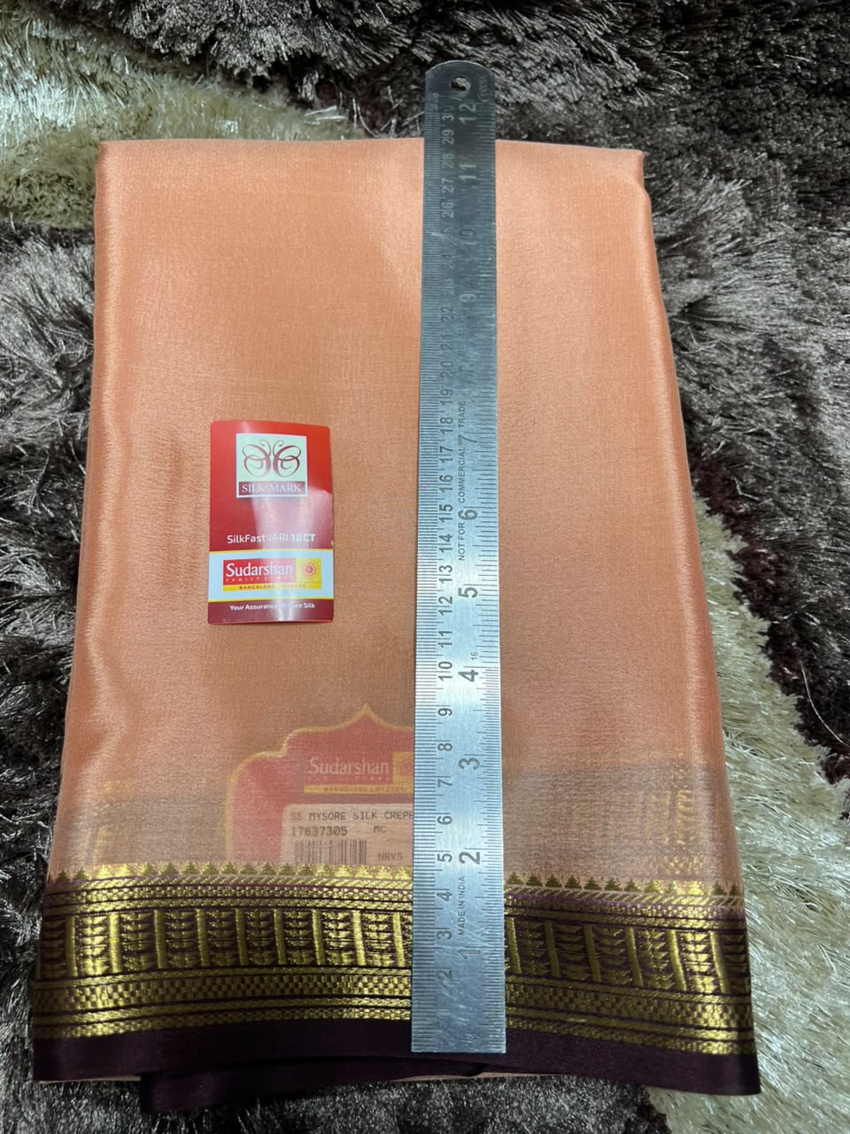 Pure Mysore Silk Saree ( 60 Grams )