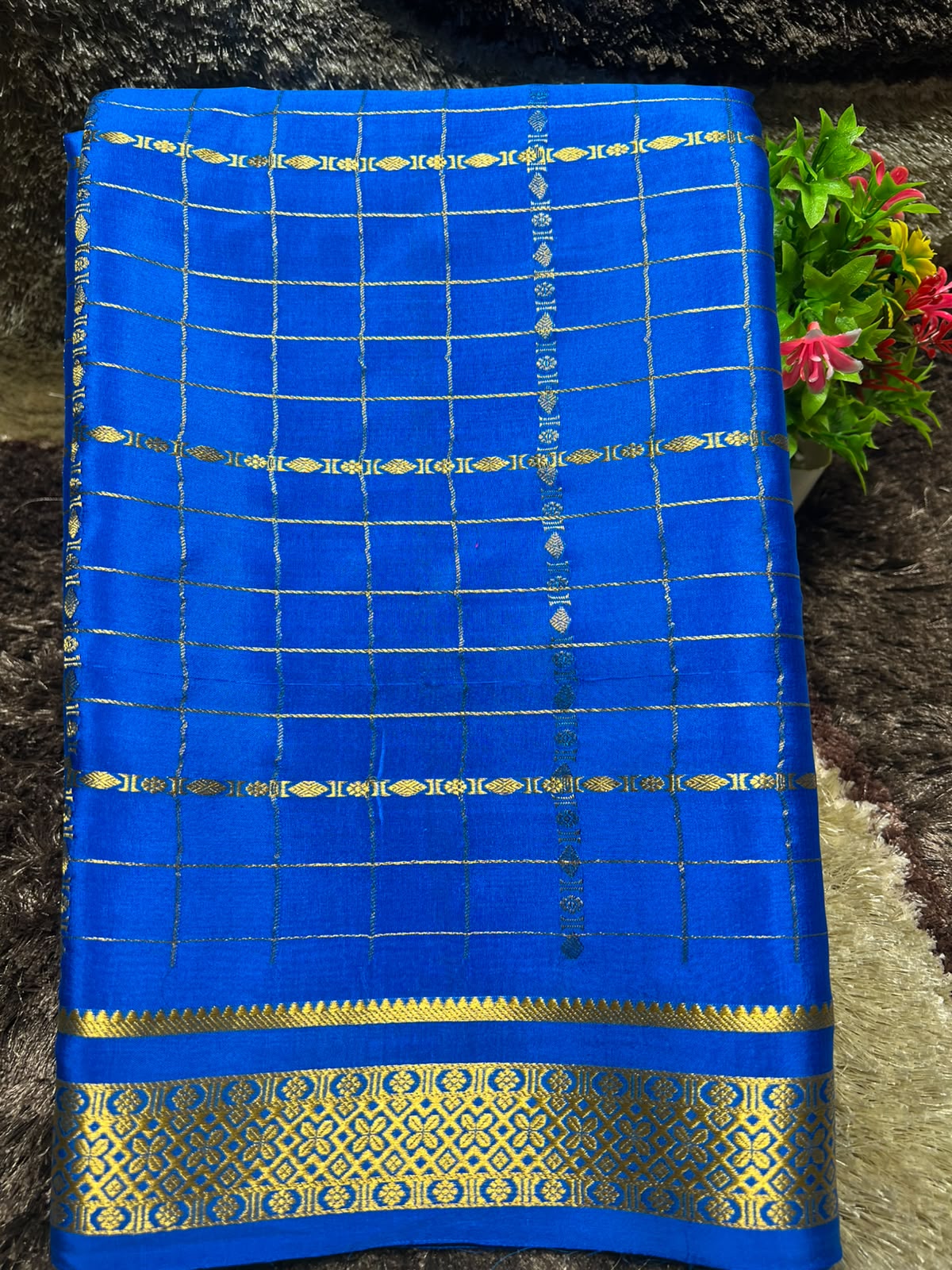 Pure Mysore Silk Saree.