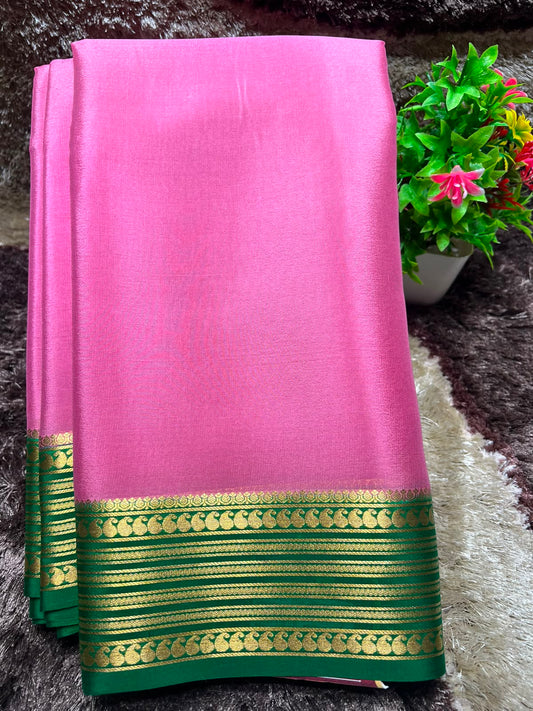 Pure Mysore Silk Saree ( 60 Grams )