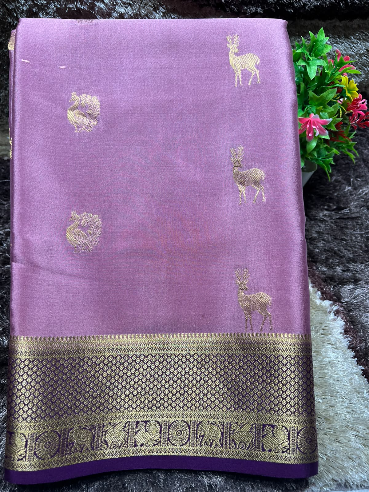 Pure Mysore Silk Saree.