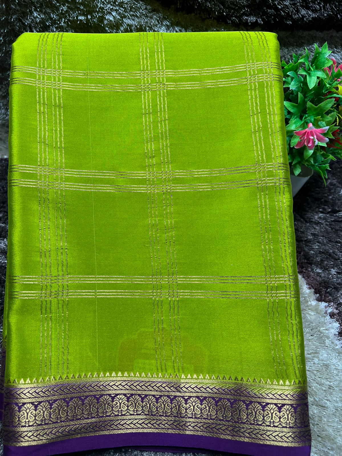 Pure Mysore Silk Saree.