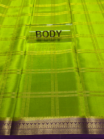 Pure Mysore Silk Saree.