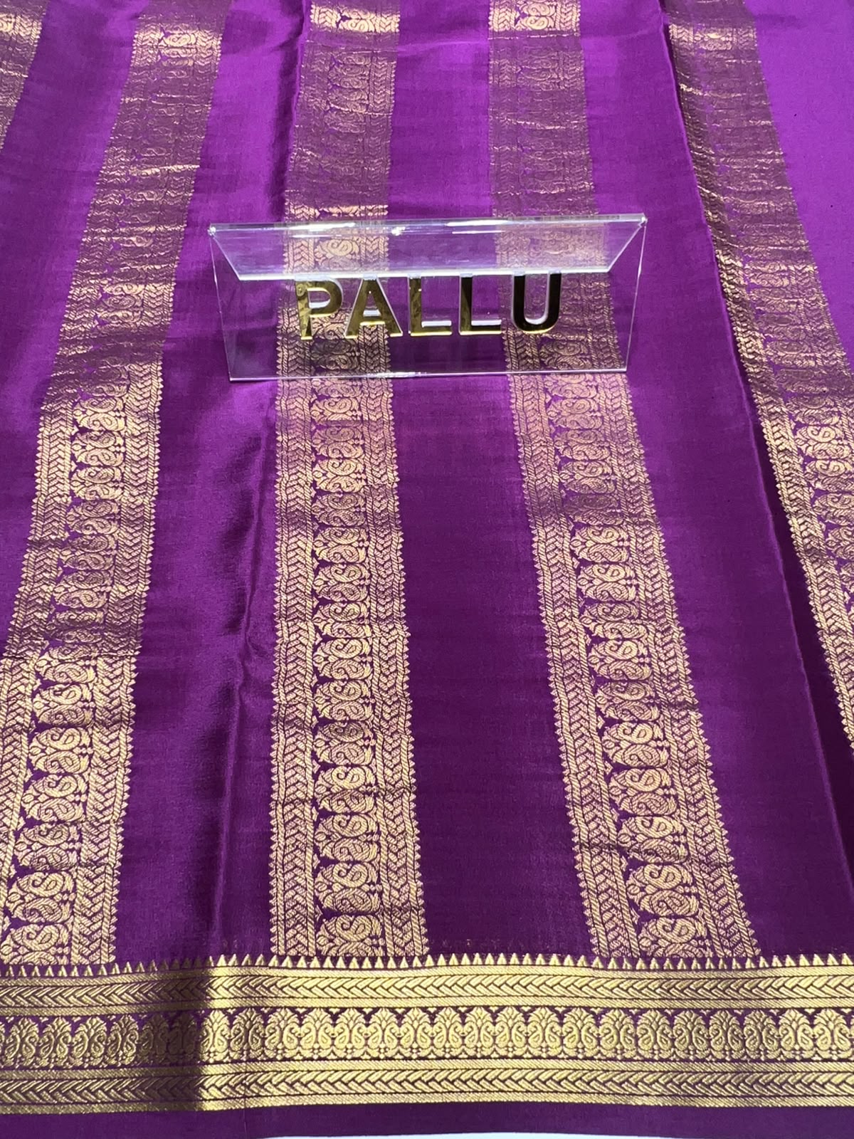 Pure Mysore Silk Saree.