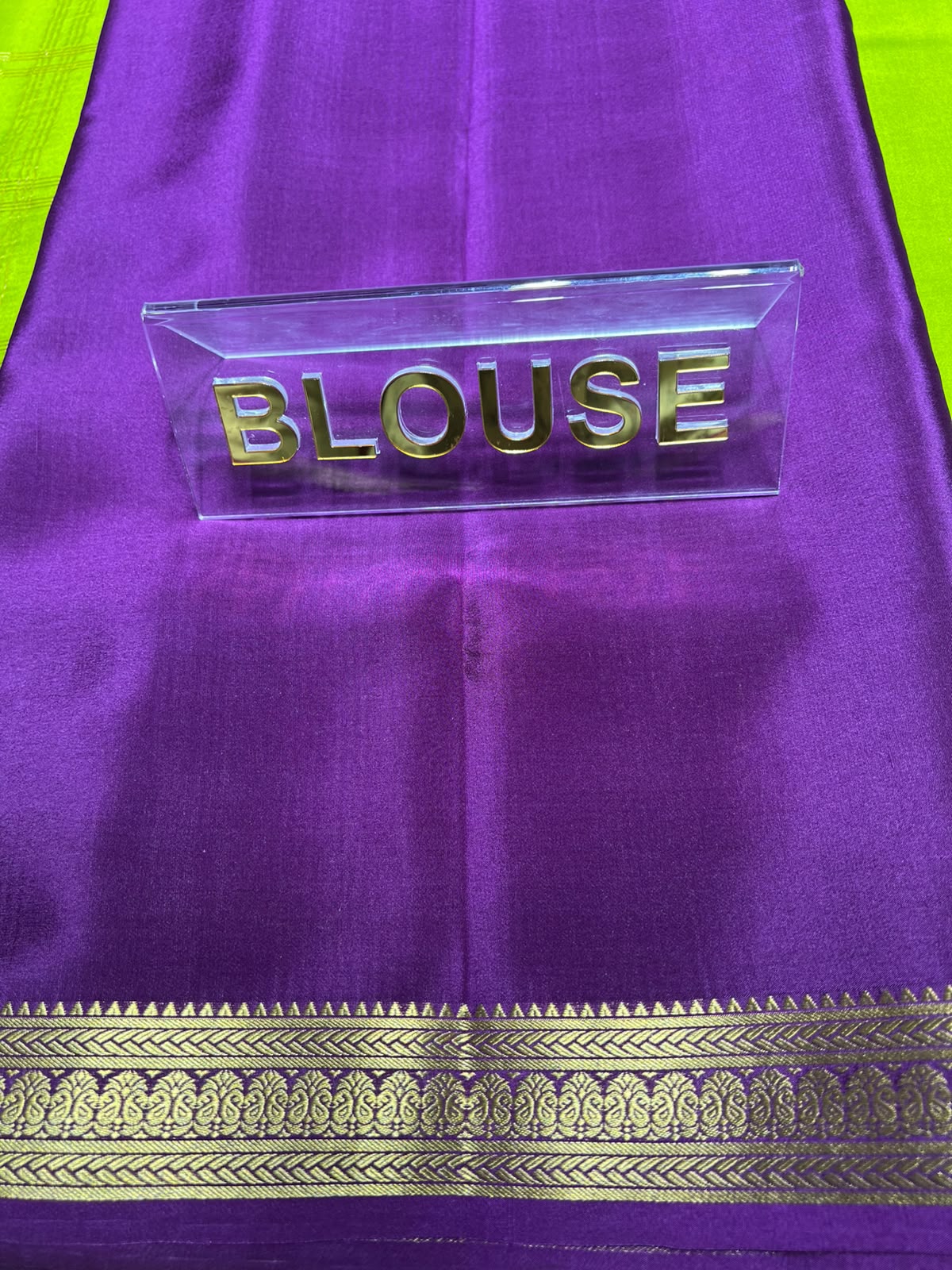 Pure Mysore Silk Saree.