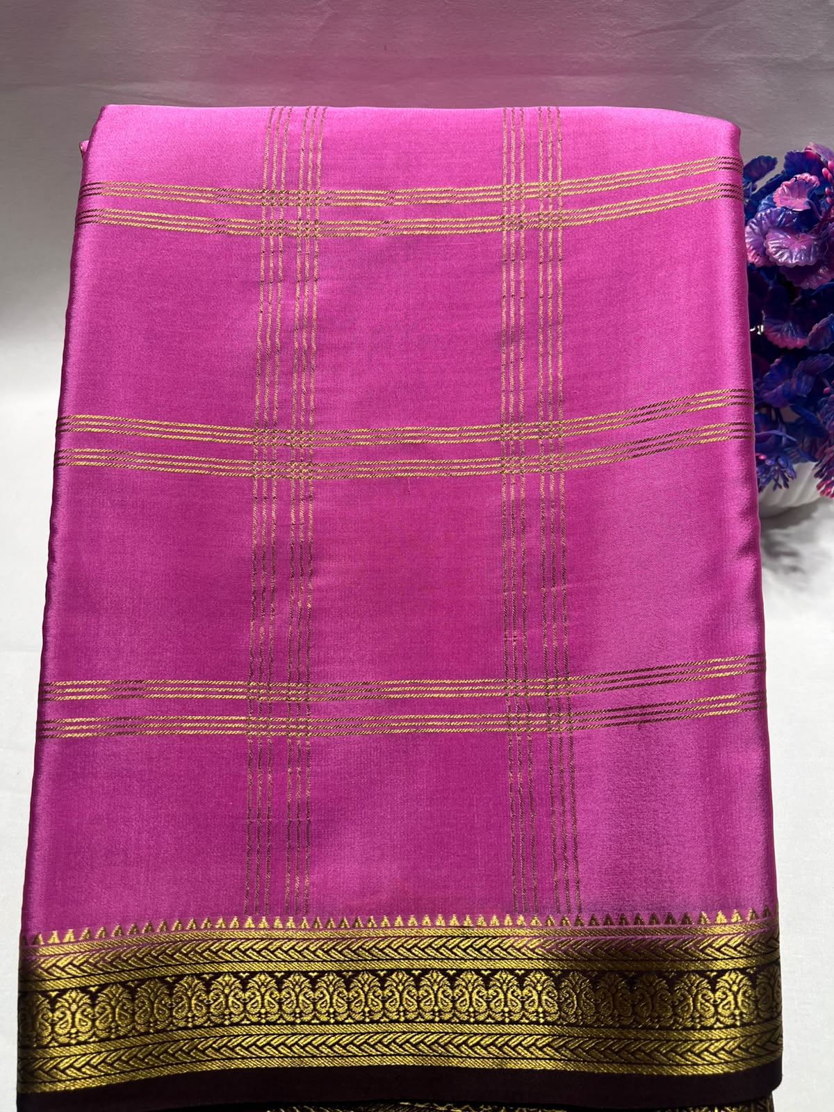 Pure Mysore Silk Saree.