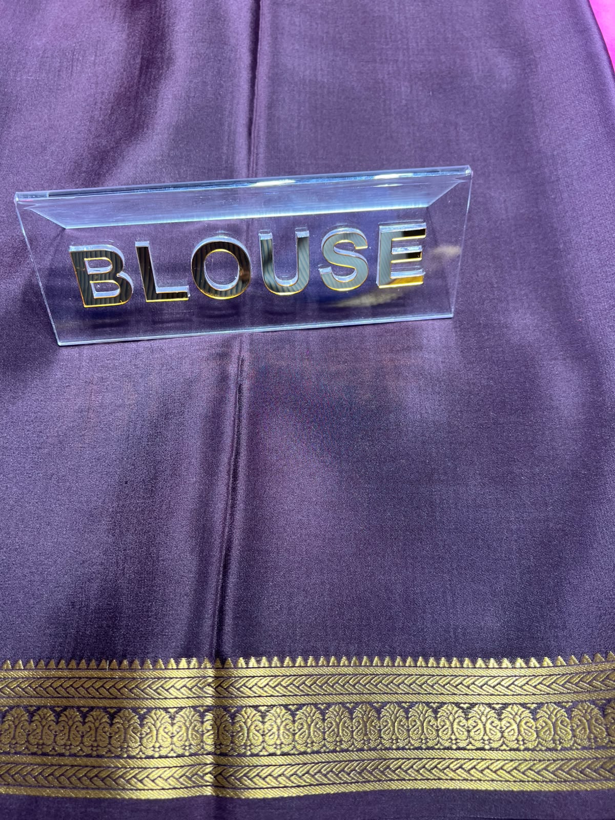 Pure Mysore Silk Saree.