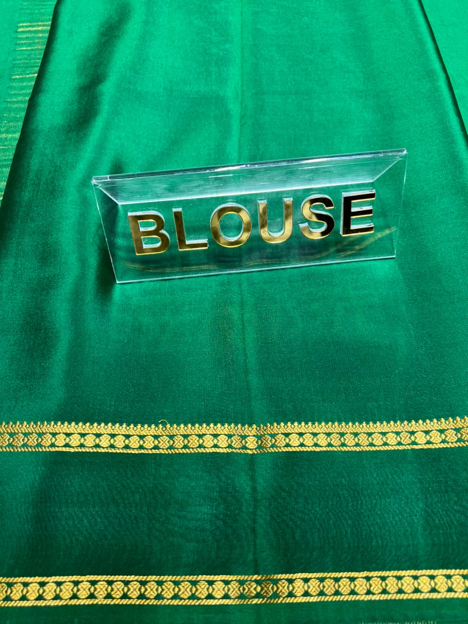 Pure Mysore Silk Saree.