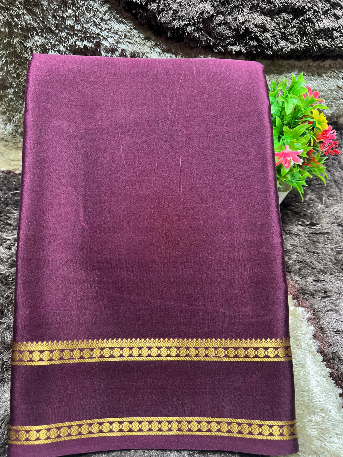 Pure Mysore Silk Saree.