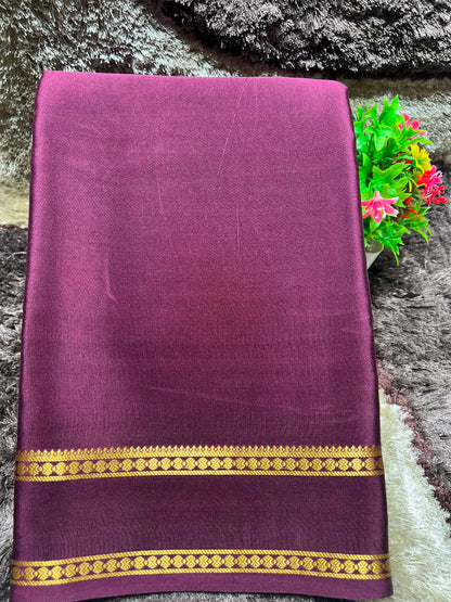 Pure Mysore Silk Saree.