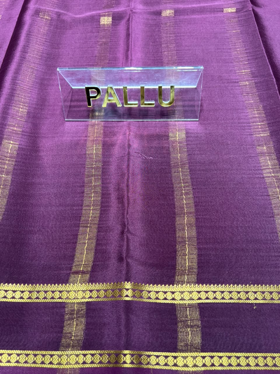 Pure Mysore Silk Saree.