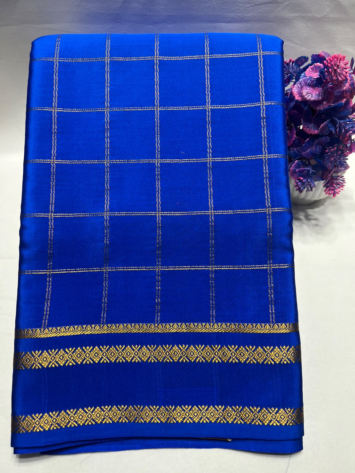 Pure Mysore Silk Saree.