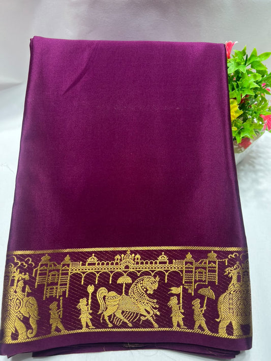 Pure Mysore Silk Saree.