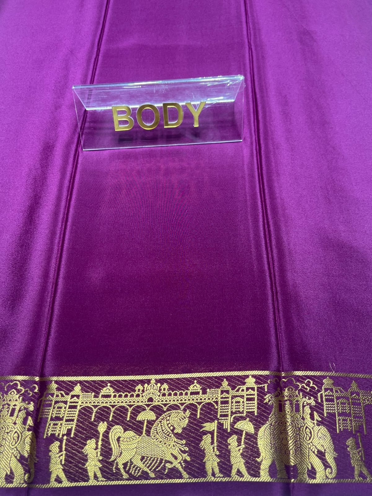 Pure Mysore Silk Saree.