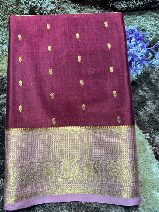 Pure Mysore Silk Saree.