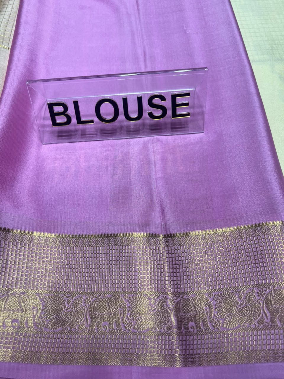 Pure Mysore Silk Saree.