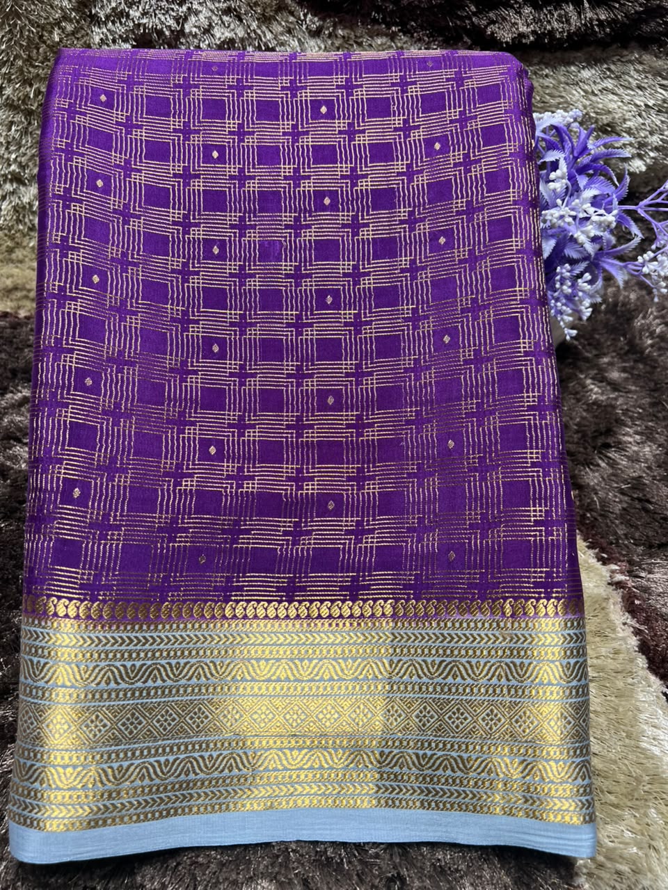 Pure Mysore Silk Saree.