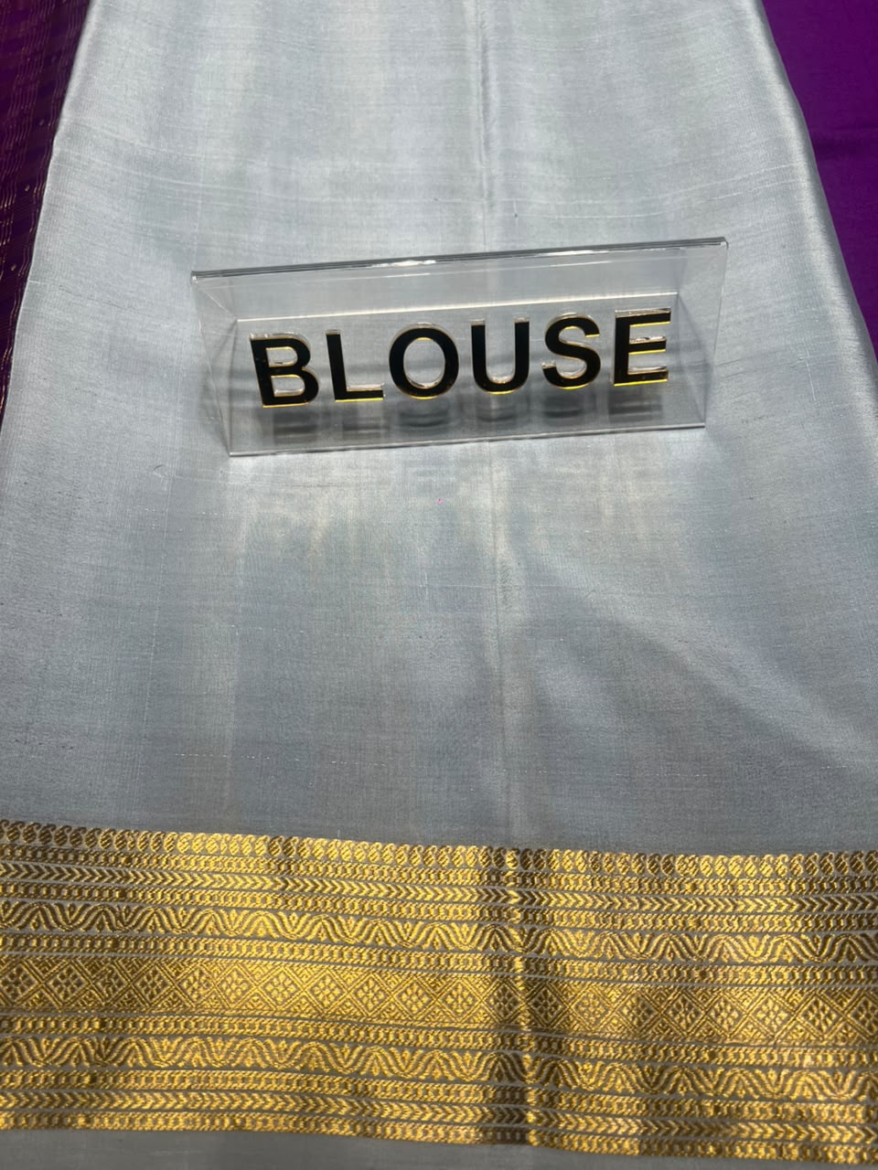 Pure Mysore Silk Saree.