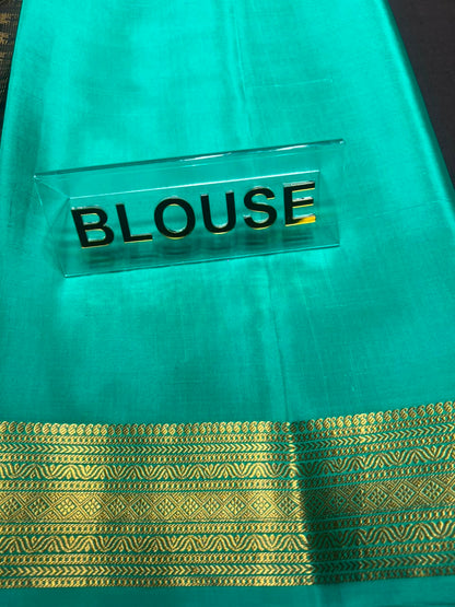 Pure Mysore Silk Saree.