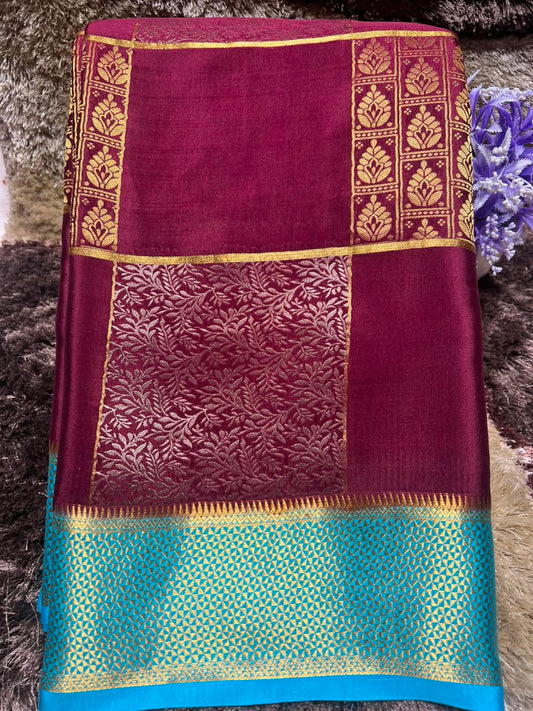 Pure Mysore Silk Saree.