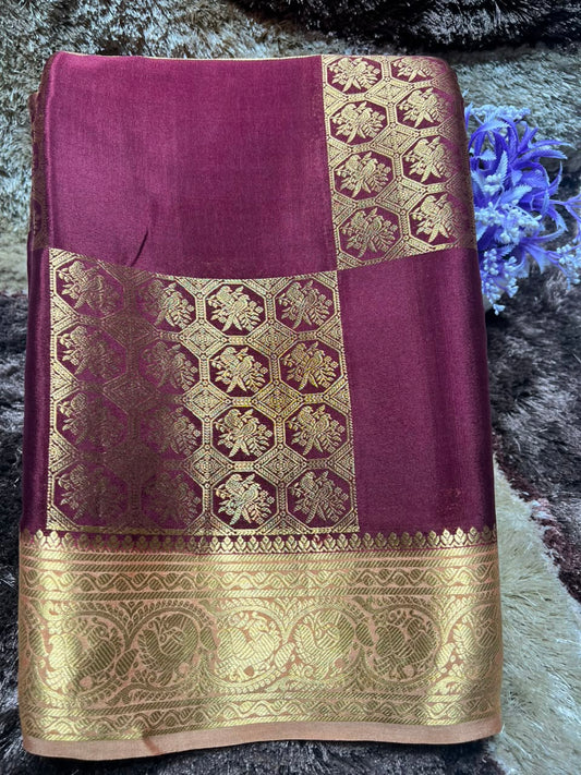 Pure Mysore Silk Saree.
