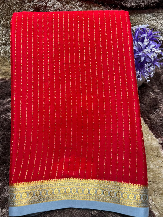 Pure Mysore Silk Saree.