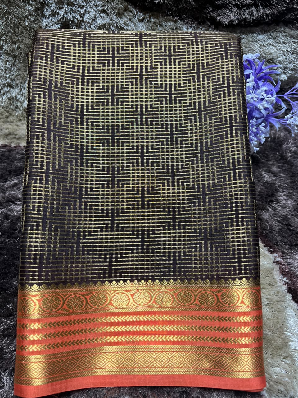 Pure Mysore Silk Saree.