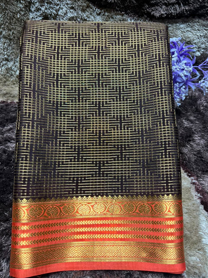 Pure Mysore Silk Saree.