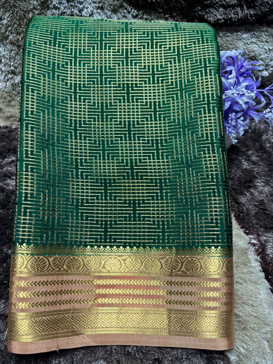 Pure Mysore Silk Saree.