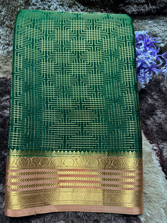 Pure Mysore Silk Saree.