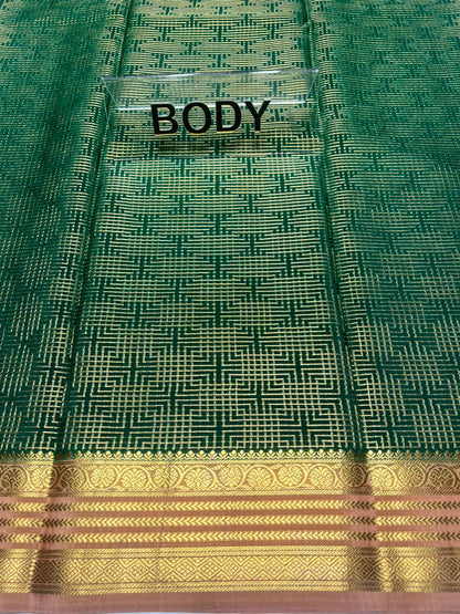 Pure Mysore Silk Saree.