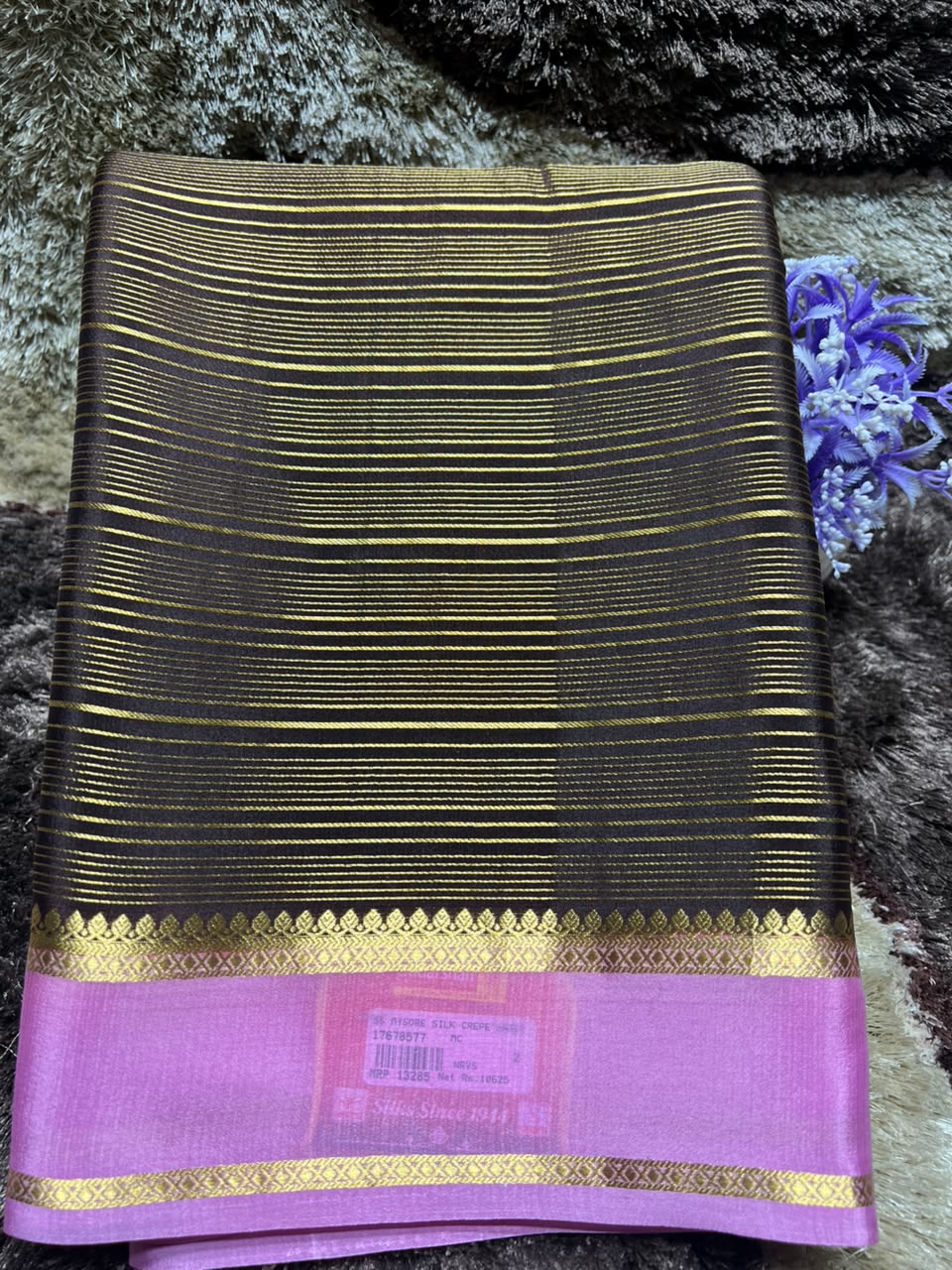 Pure Mysore Silk Saree.