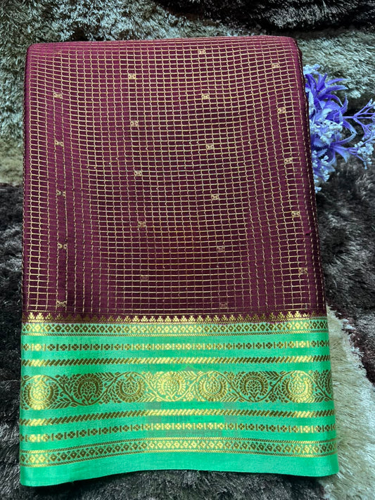 Pure Mysore Silk Saree.
