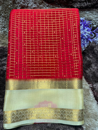Pure Mysore Silk Saree.