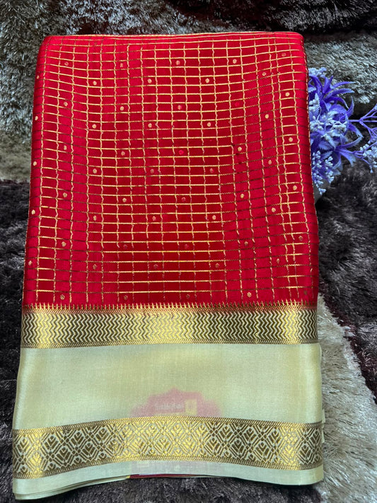 Pure Mysore Silk Saree.