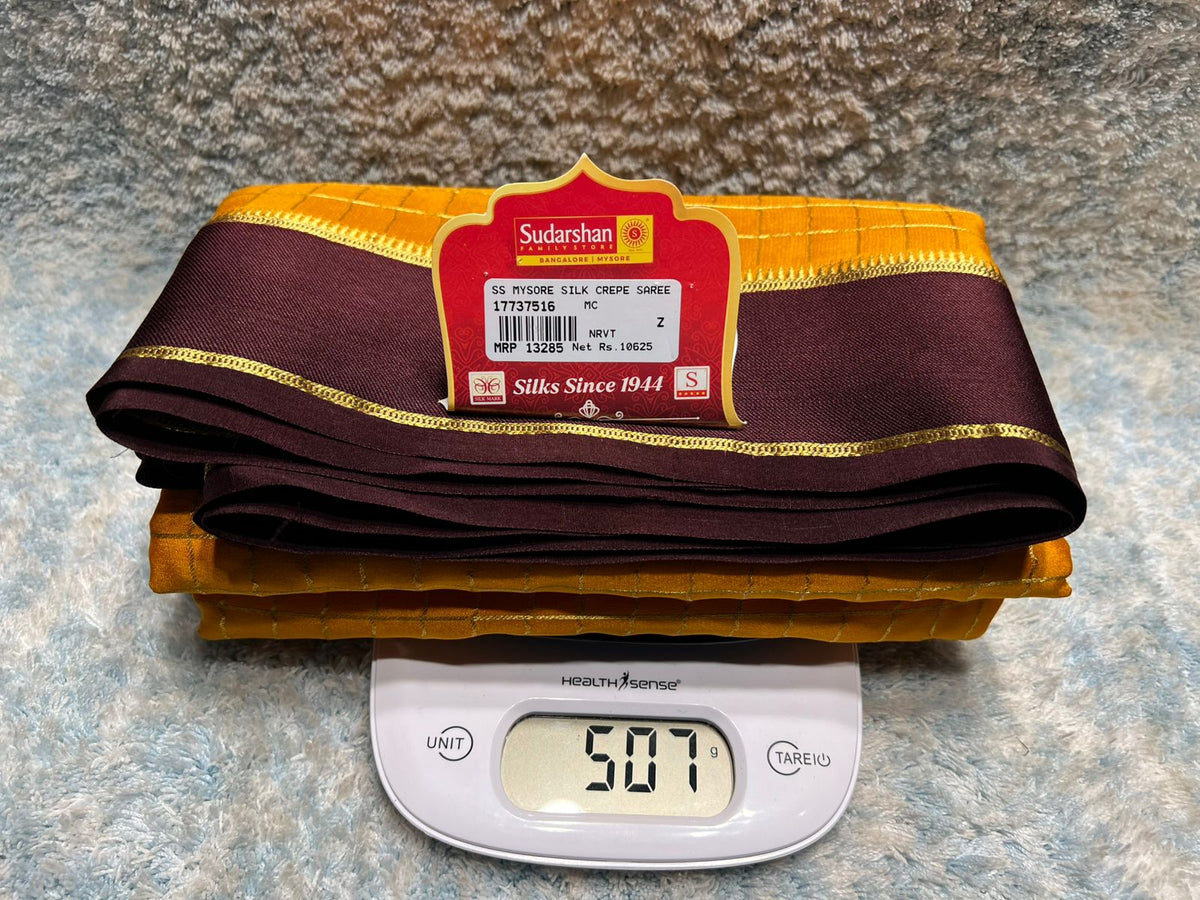 Pure Mysore Silk Saree.