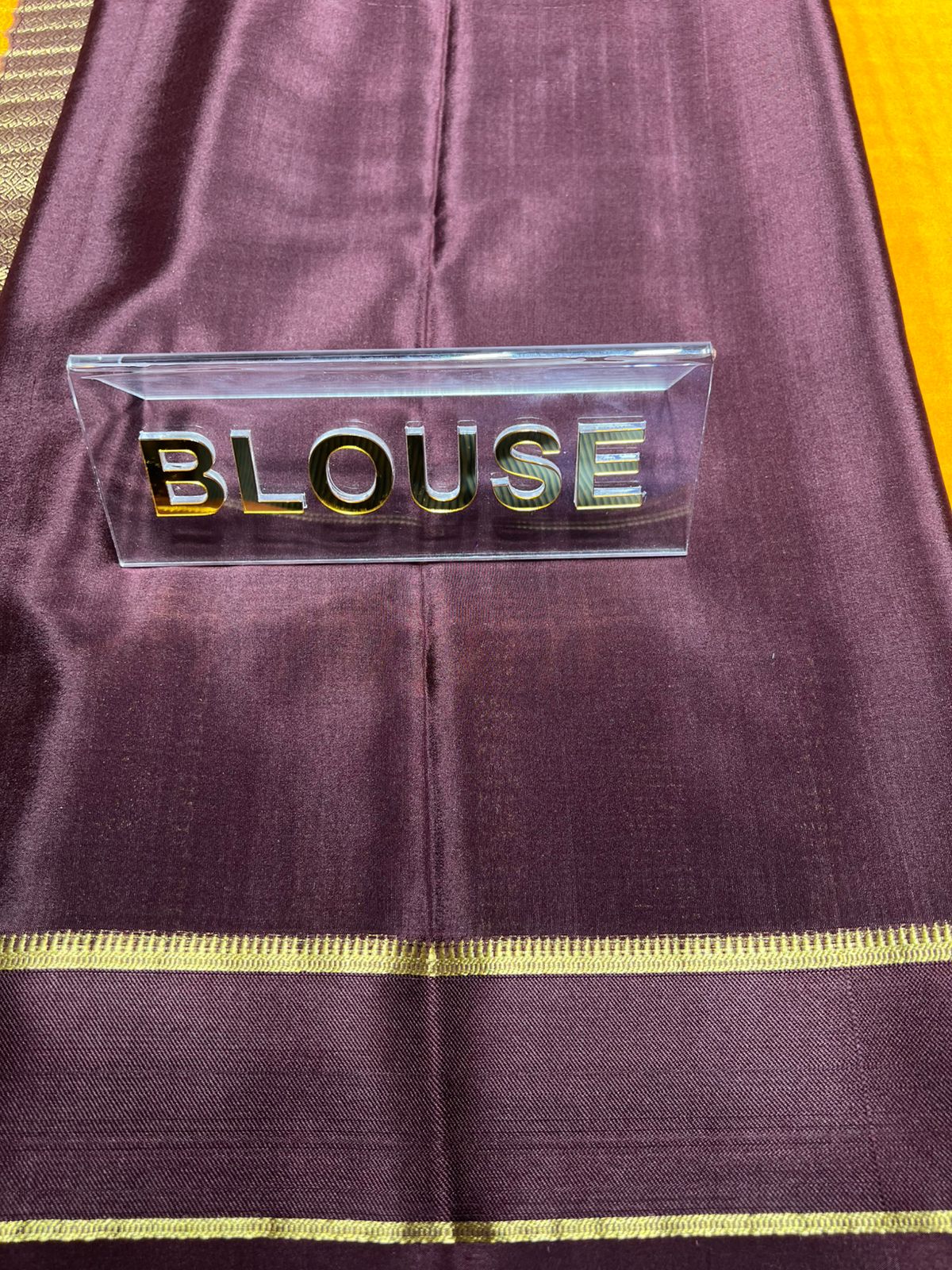 Pure Mysore Silk Saree.