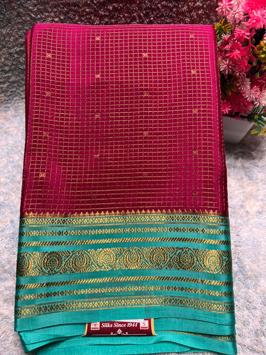 Pure Mysore Silk Saree.
