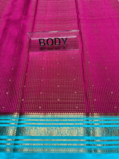 Pure Mysore Silk Saree.