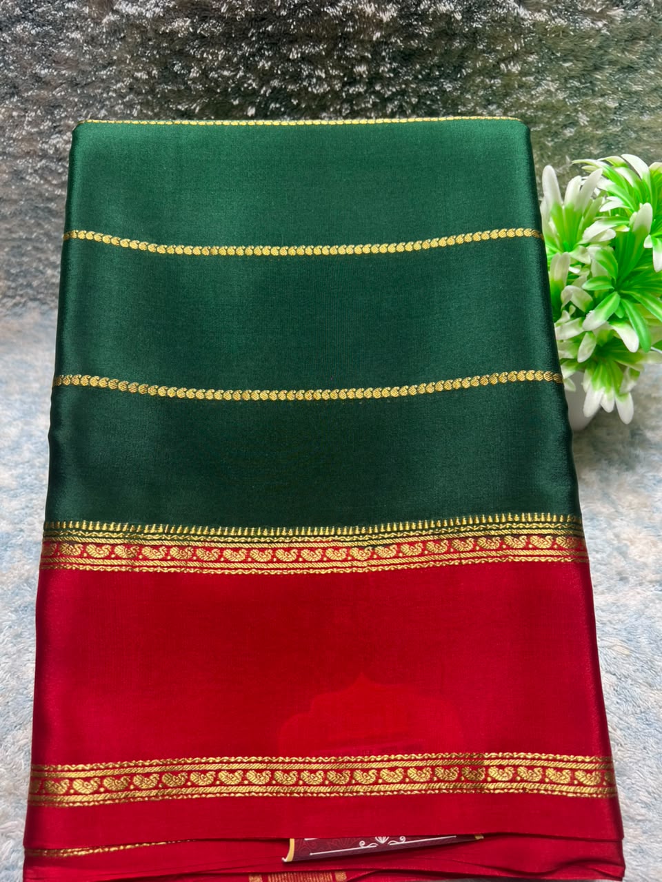 Pure Mysore Silk Saree.