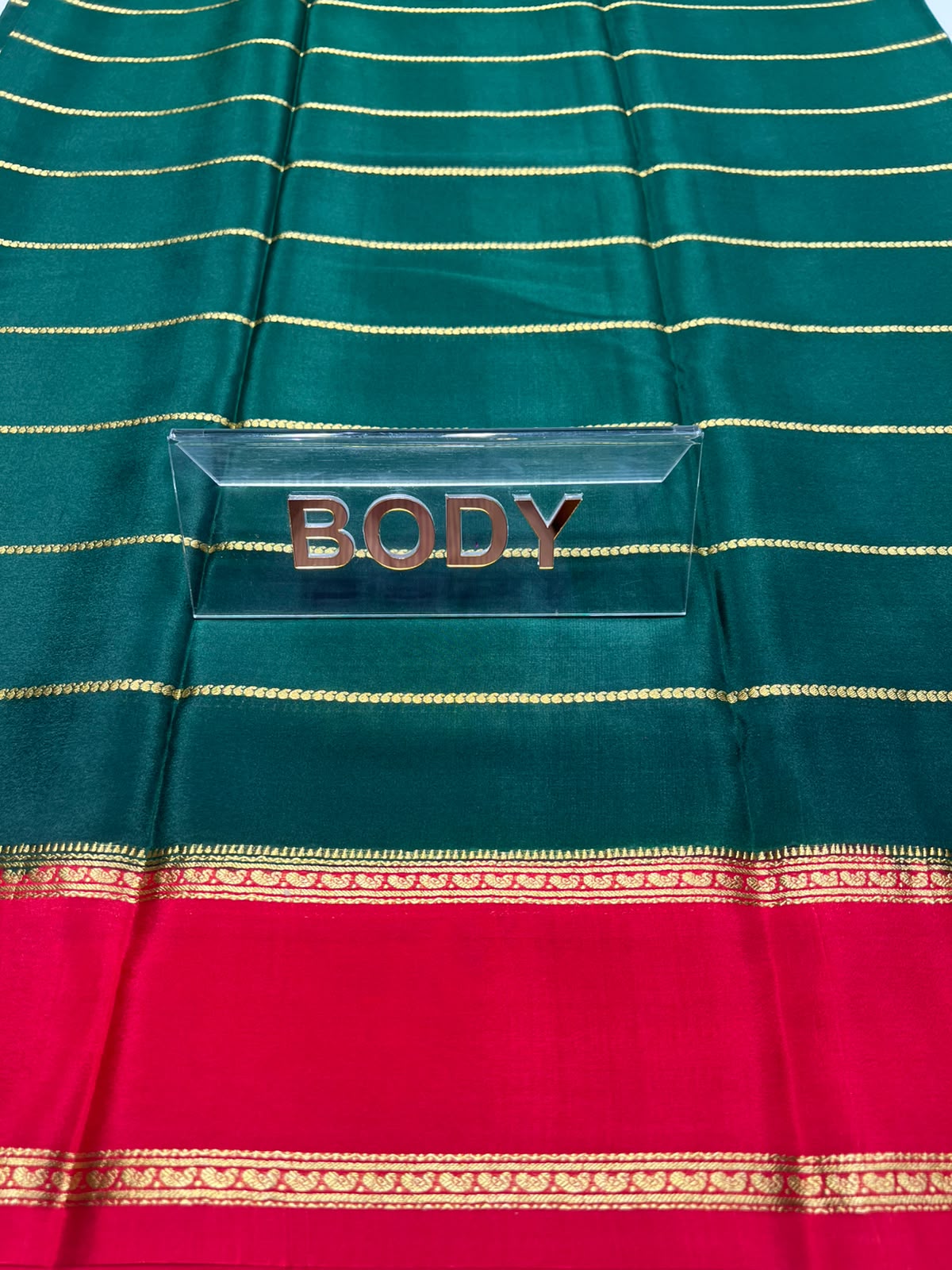 Pure Mysore Silk Saree.