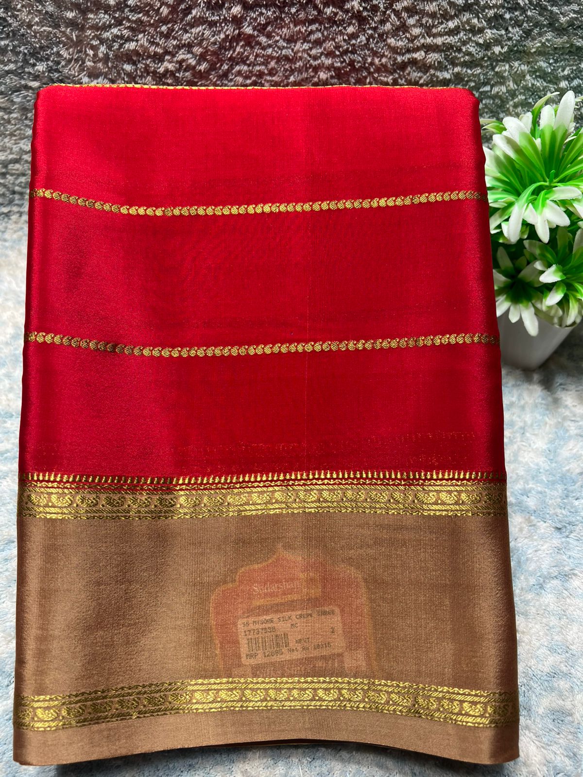Pure Mysore Silk Saree.