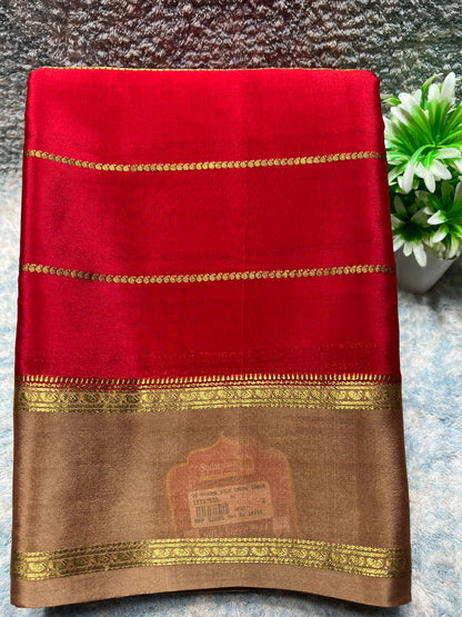 Pure Mysore Silk Saree.