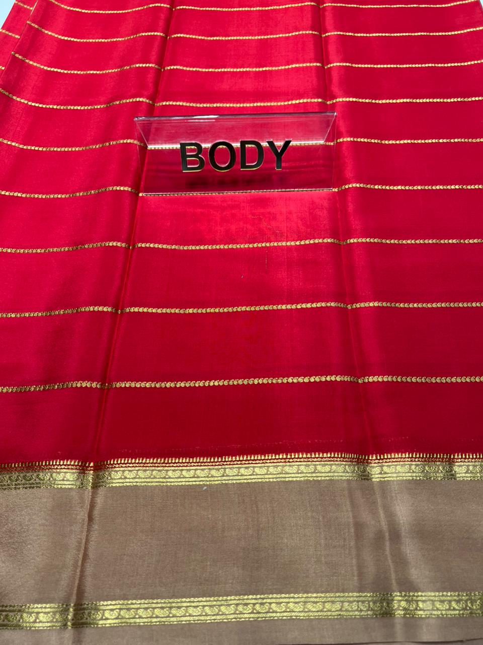Pure Mysore Silk Saree.